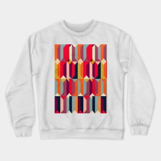 Geometric Icelandic Colors Crewneck Sweatshirt